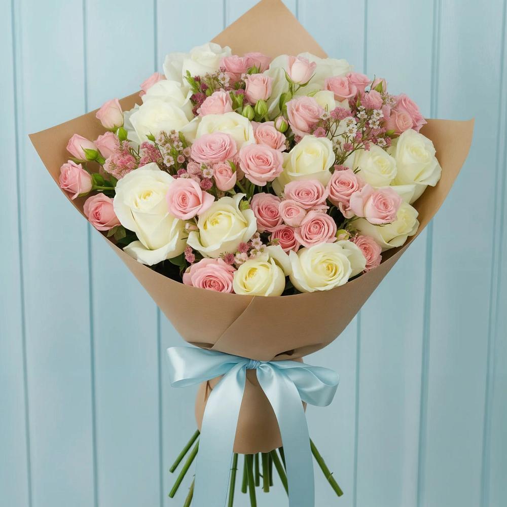 Букет цветов из: Розы в Верхотурье