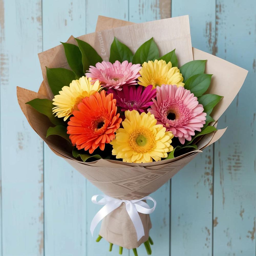 Букет цветов из: Герберы в Верхотурье