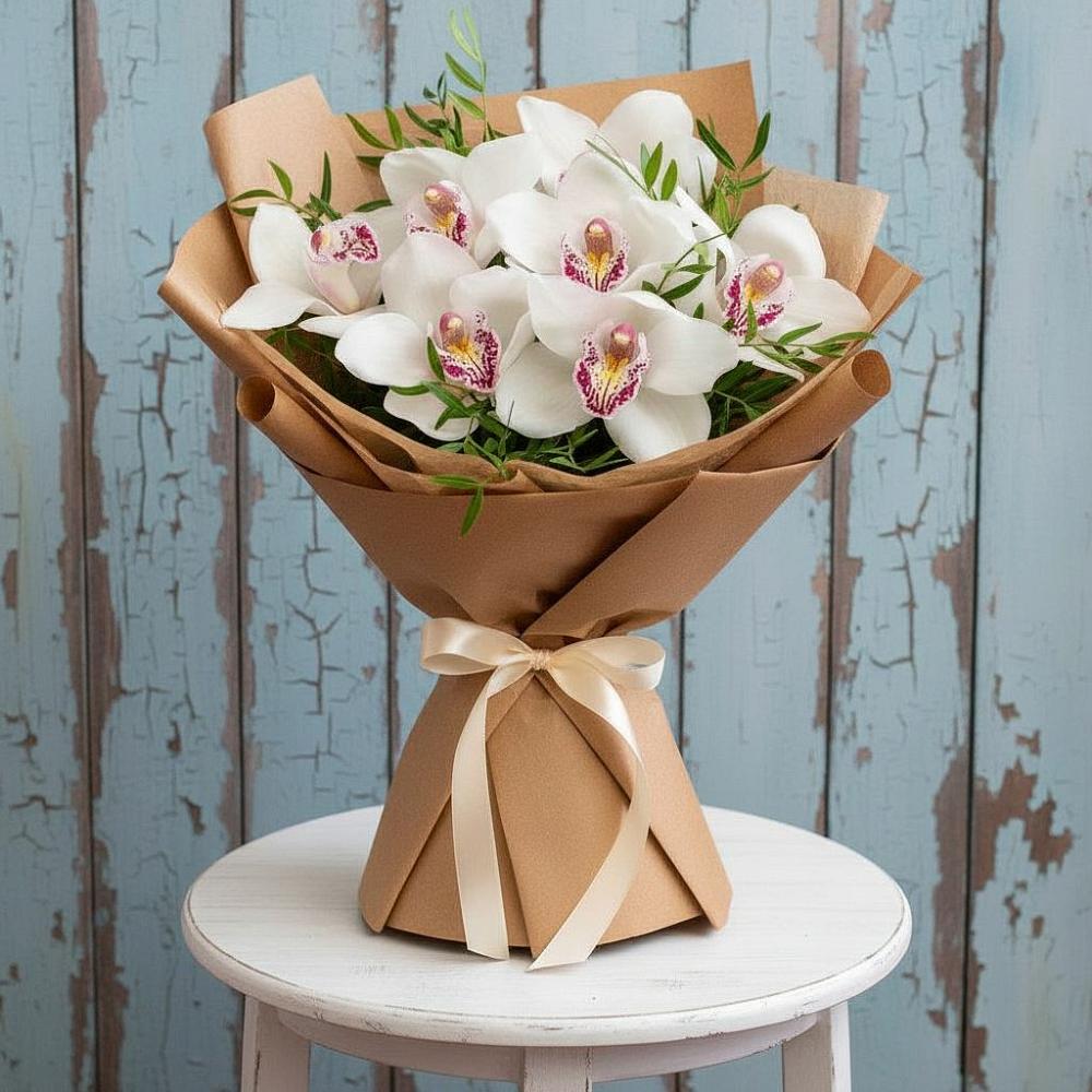 Букет цветов из: Орхидеи и Розы в Верхотурье