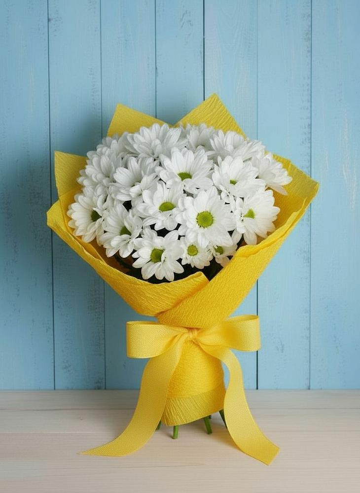 Букет цветов из: Хризантемы в Верхотурье