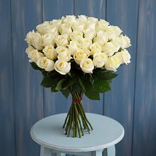 Букет 51 Белая роза Эдлесс Лав в Верхотурье