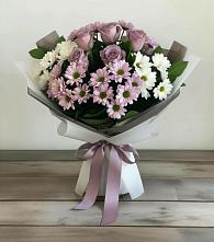Букет цветов из:  Хризантемы и Розы в Верхотурье