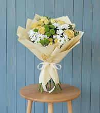 Букет цветов из:  Хризантемы и Розы #REPLACE_PRED# Верхотурье