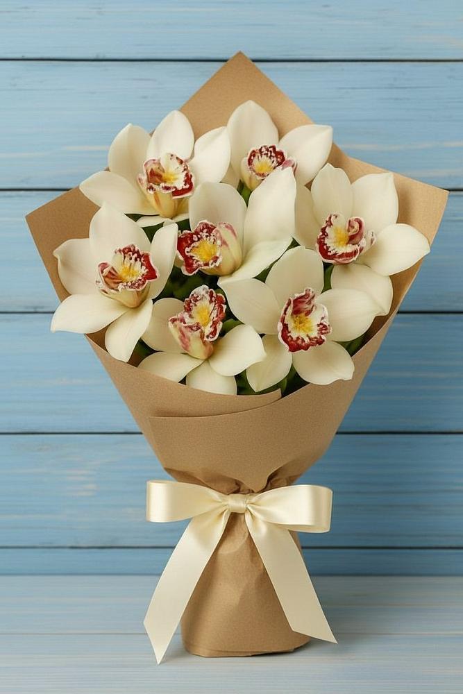 Букет цветов из: Орхидеи и Розы в Верхотурье