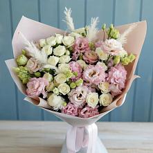 Букет цветов из:  Альстромерии и Розы в Верхотурье